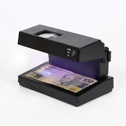 SWAGGERS Fake Note Detector/Money Cash Currency Detector Checker Testing Machine with UV Blue Lamp and White Light for Shops, Offices, Banks and Post Offices Handheld Currency Detector-8