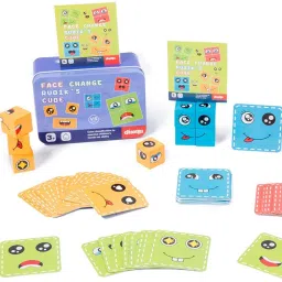 Face Changing Cube| Parent-Child Board Games | Preschool Learning Toy-image-23
