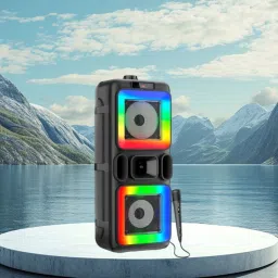 Clairbell DJ Box 40W Bluetooth Speaker with FM Radio, Mic & RGB Light Party SpeakerBN120 40 W Bluetooth Party Speaker-18