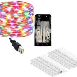 30 LEDs 3 m Multicolor Color Changing String Rice Lights-image-47