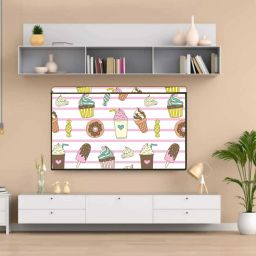 Wacky 55 inch tv cover for 55 inch Computer Monitor, TV, LCD Monitor- LD-55-Ice-Cream-P1-image-57
