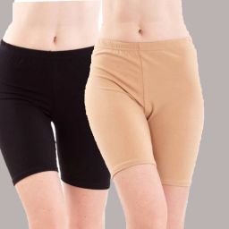 Pack of 2 Solid Women Multicolor Basic Shorts-image-42