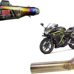 1 honda CBR 250 bike bend pipe, 1 honda CBR 250 bike exhaust Combo-image-45