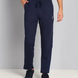 Men Solid Dark Blue Track Pants-image-57