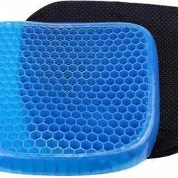 nd brothers Seat Cushion with Non-Slip Cover Breathable Honeycomb Design Hip Support (Blue) Back / Lumbar Support-picture-1