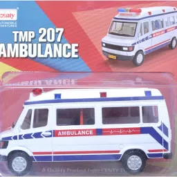 Toyzzone Present tempo Traveller Ambulance-image-65