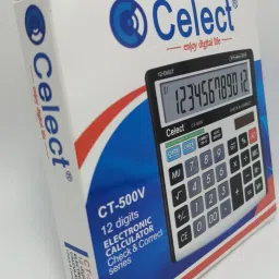 celect CT- 500V 12 Digit Calculator with Large Display and Sturdy Design for Office BasicCalculator image 3