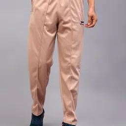shiv naresh Men Solid Beige Track Pants-picture-2