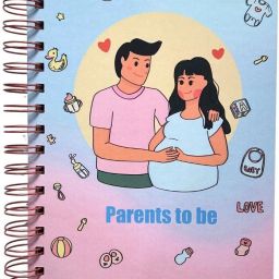 Pregnancy Diary A5 Diary Printed 180 Pages-image-0