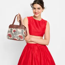 Beige, Red Women Sling Bag Nawabi Couture OOO Sling Bag-image-77