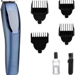 Life Friends AT-1210 Rechargeable Hair Beard Trimmer With 4 Hair Clipper Runtime: 45 min Trimmer for Men & Women (Blue) Grooming Kit 45 minRuntime 4 Length Settings-26