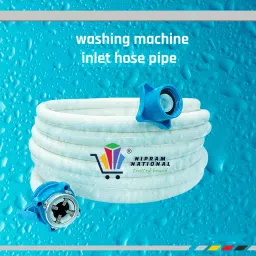 nipram national 3 Meter Washing Machine Pipe Inlet Front & Top Load Hose Pipe (3 m) 3 Meter Inlet Hose Pipe Hose Pipe image 5