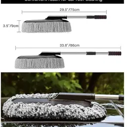 shopfer 2 type of soft brush, Microfiber duster, Spray gun Combo image 2