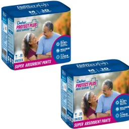 Protect Plus Adult Diaper Pants Unisex - Medium (M) Size| 30-40 inches/75-100cm Adult Diapers - M-image-26