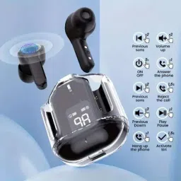 GWALBROS ULTRA PODS, AIRPODS with 40 Hours Playback and transparent Display_2 Bluetooth Headset-23