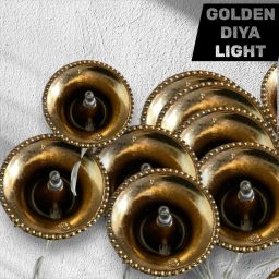 20 LEDs 3 m Gold Steady String Rice Lights-4