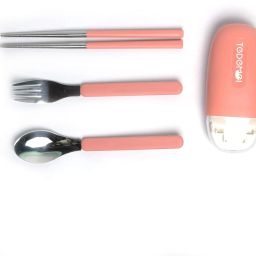 Stainless Steel Cutlery Set with Case – Spoon, Fork & Chopsticks for Travel Stainless Steel Cutlery Set-22