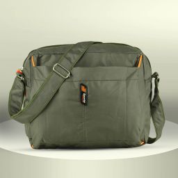 Green Men & Women Messenger Bag - Medium Crossbody Bag-image-33