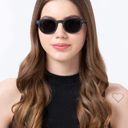 Shisen Fox KITSUNE MATTE BLACK + POLARIZED Unisex Sunglass 49-31