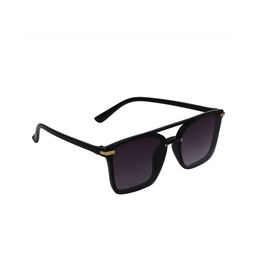 GARTH Unisex Grey Lens & Black Square Sunglasses with UV Protected Lens BIKE_GREY_GRT-5