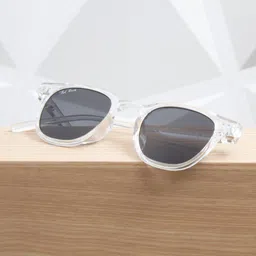 Ted Smith Unisex Wayfarer Sunglasses with UV Protected Lens OPAL_C8-19