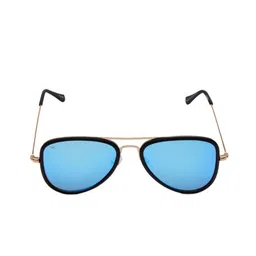 Mayhem Unisex Aviator Sunglasses with UV Protected Lens AUM6030C5-image-77