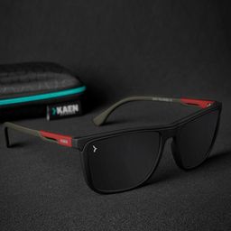 KAEN EYEWEAR Unisex Square Sunglasses with Polarised Lens KASKenC2-image-16