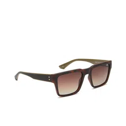 IDEE Men Rectangle Sunglasses with UV Protected Lens IDS3023C3PSG-34