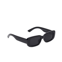 GARTH Unisex Rectangle Sunglasses With UV Protected Lens GART_BLK_CANDY-12