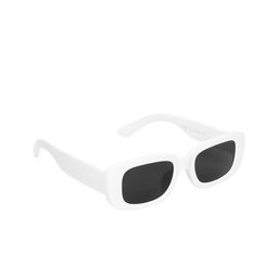 ALIGATORR Unisex Rectangle Sunglasses with UV Protected Lens-ALGR_W-BLK _CANDY-37