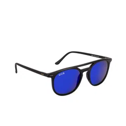 AISLIN Unisex Wayfarer Sunglasses with UV Protected Lens ES_14190-53-AS-9017-image-55