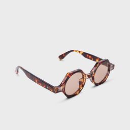20Dresses Women Hexagon Acrylic Sunglasses With Regular Lens SG010759-18