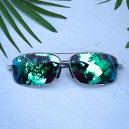 Carlton London Women UV Protected Lens Mirrored Rectangle Sunglasses-25