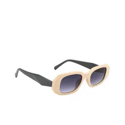 DressBerry Women Grey Lens & Yellow Rectangle Sunglasses DB-JL9272-C3-25