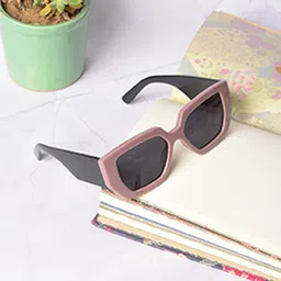 HAUTE SAUCE by Campus Sutra Women Black Lens & Brown Wayfarer Sunglasses SS22_HSSG1142-26