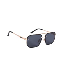 AISLIN Unisex Wayfarer Sunglass with UV Protected Lens ES_12891-91-AS-MY358-BLK-GLBK-WFRT-16