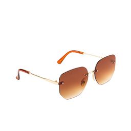 AISLIN Unisex Brown Lens Oversized Sunglasses with UV Protected Lens 14884-89-AS-18022-11