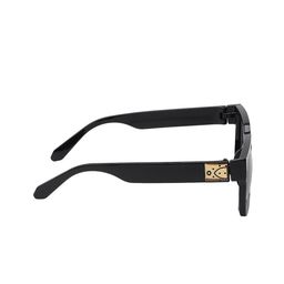 GARTH Square Sunglasses With UV Protected Lens GART_GRYBLK_JM image 5
