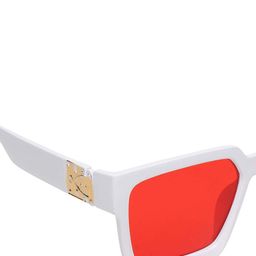 GARTH Unisex Square Sunglasses with UV Protected Lens GART_W-RED_JM image 4