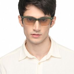 Vincent Chase Unisex Browline Sunglasses with Polarised and UV Protected Lens 212300 image 3