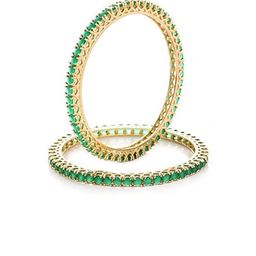 Runjhun Women Set of 2 Green Bangles-image-26
