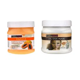 FEELHIGH Papaya Cream & De tan Mask 500ml each-image-41
