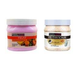 FEELHIGH Face & Body Fruit Cream & De Tan Scrub-55
