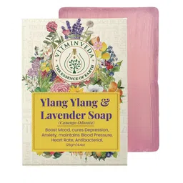 VITMINVEDA Natural Ylang Ylang & Lavender Herbal Soap Bar - 125g-24