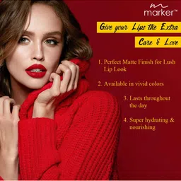 BeautyRelay London Marker 24 Hours Comfortable Color 2 In 1 Matte Lipstick 5g - Fuchsia 10 image 3