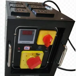 reistronix energy instruments 5 KVA Manual Voltage stabilizer for DJ System Input 140v to 290v Digital voltage stabilizer image 2