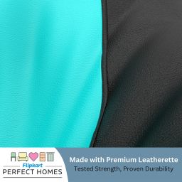 flipkart perfect homes XXXL FluffCloud Sofa With Free Cushion and Puffy , Black::Teal Teardrop Bean BagWith Bean Filling image 2