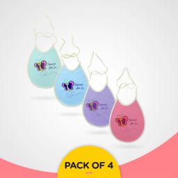 Baby Bibs- 4Pc set- Print Mom-image-91