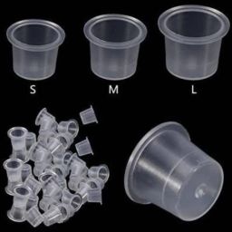 LARGE INK CUP WITH BASE STAND (50PCS INK CUP) Permanent Tattoo Kit Permanent Tattoo Kit-image-0