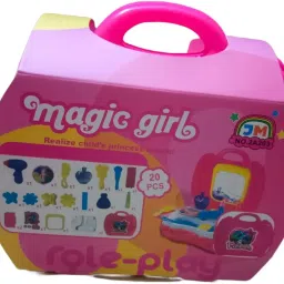 Makeup Kit Set For Kids In Briefcase Style with Accessories-image-79